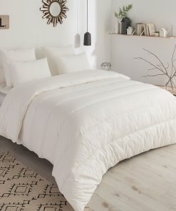 DODO - Couette Enveloppe Coton Bio - Bien-être CHAUDE - Blanc
