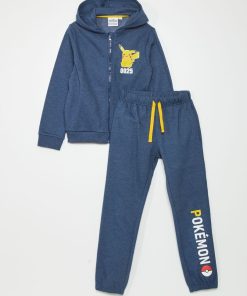 Ensemble jogging 'Pikachu' 'Pokémon' - 2 pièces - bleu