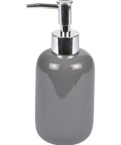 Distributeur de Savon Vitamines Céramique anthracite - Gris foncé
