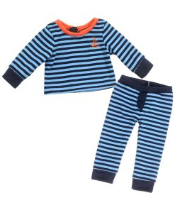 Sophia's - 18" Poupee - Stripe Pajama Pants et manches longues T - bleu clair - N/A
