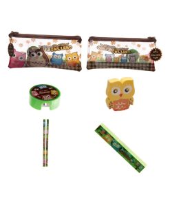 Trousse garnie Jolie Chouette - Transparent