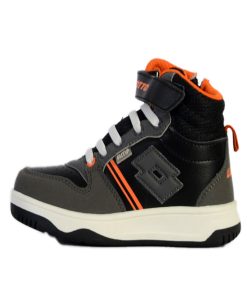 Basket Montante Enfant Lotto Rocket Amf Mid - Noir
