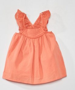 Robe en coton - Orange